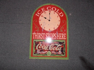 Coke Advertising Wall Clock